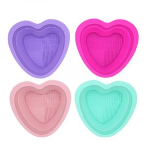 Heart shape cleaning pad