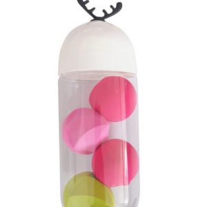 Antler powder puff can
