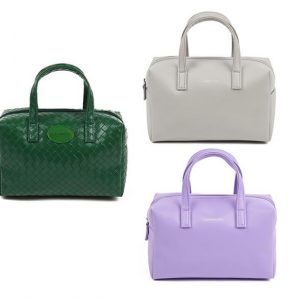 Tri-color shoulder bag