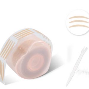 Heart shaped double eyelid patch