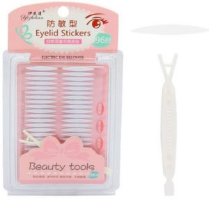 Stick double-fold eyelid