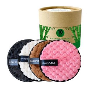 4 color makeup remover cotton sheet