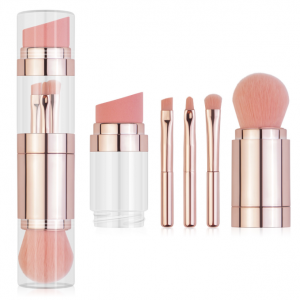 Rose gold portable set of 4 pieces