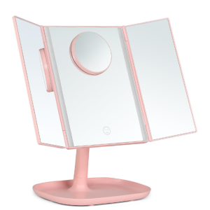 Multifunctional tabletop LED mirror