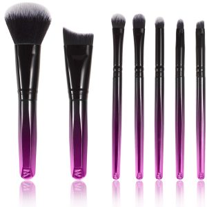Silver/Gradient Makeup brush 7pcs