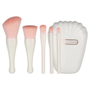 5pcs makeup brush set with mirror