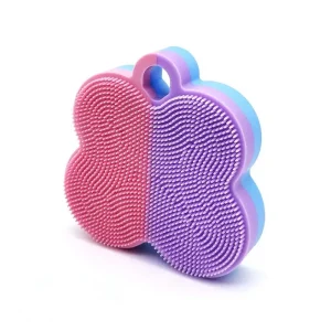 Two color combination face wash brush