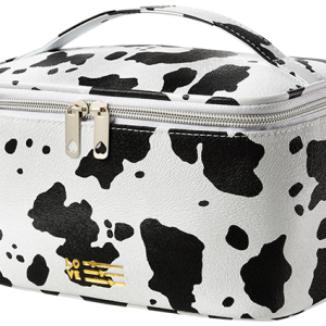 Ultra-large Capacity Cow pattern makeup bag