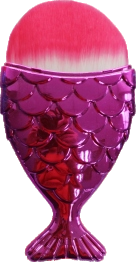 Single nylon makeup brush