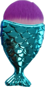 Single nylon makeup brush