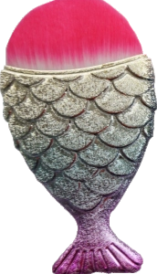 Single nylon makeup brush